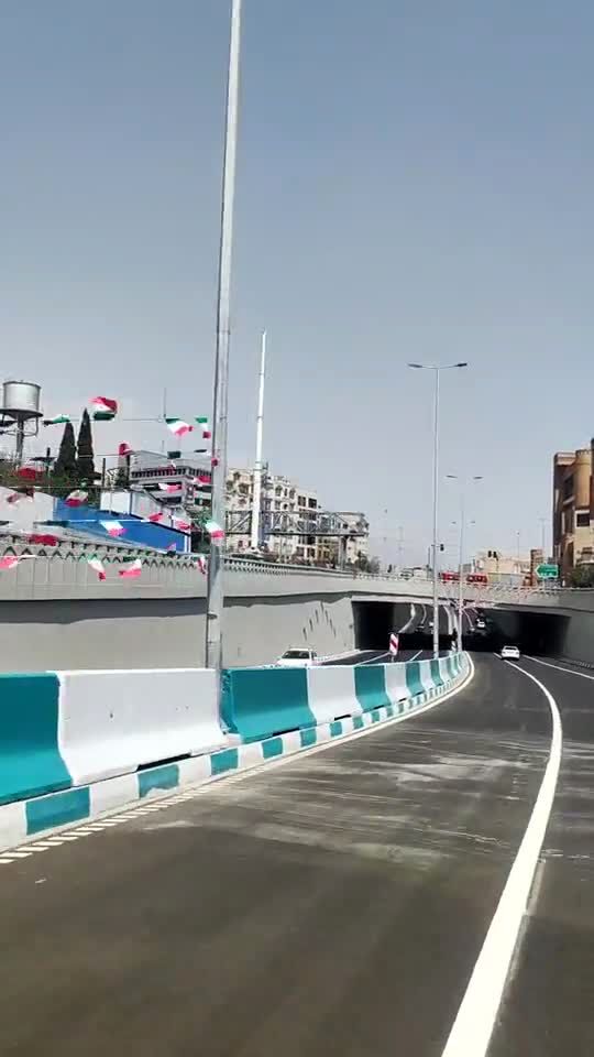 زیرگذر بزرگراه شهید آبشناسان محدوده جنت‌آباد به بهره‌برداری رسید